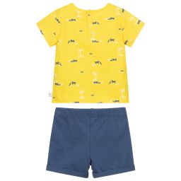 Carrément Beau-Organic Cotton Shorts Set | Childrensalon Outlet
