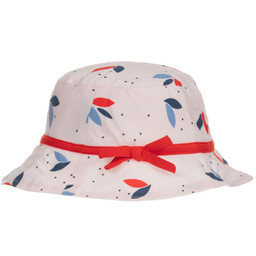Carrément Beau-Pink Floral Baby Sun Hat | Childrensalon Outlet