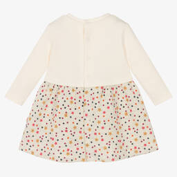Catimini-Baby Girls Ivory & Grey Dress | Childrensalon Outlet