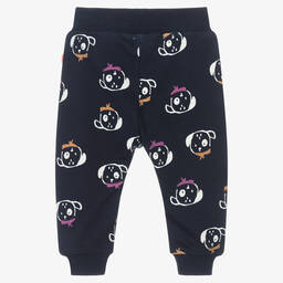 Catimini-Blue Cotton Baby Joggers | Childrensalon Outlet