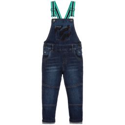 Catimini-Blue Denim Dungarees | Childrensalon Outlet