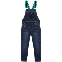 Catimini-Blue Denim Dungarees | Childrensalon Outlet