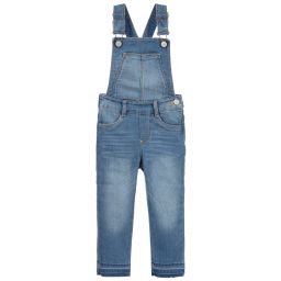 Catimini-Blue Denim Dungarees | Childrensalon Outlet