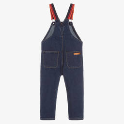Catimini-Boys Dark Blue Denim Dungarees | Childrensalon Outlet