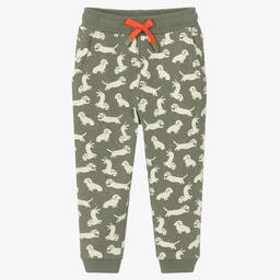 Catimini-Зеленые хлопковые джоггеры с собаками | Childrensalon Outlet