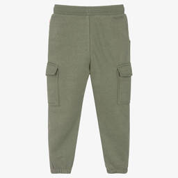 Catimini-Зеленые хлопковые джоггеры | Childrensalon Outlet