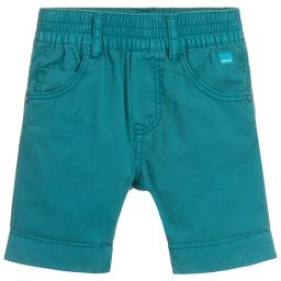 Catimini-Boys Green Cotton Shorts | Childrensalon Outlet