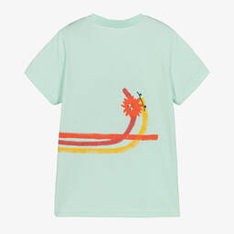 Catimini-Зеленая хлопковая футболка для мальчиков | Childrensalon Outlet