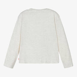 Catimini-Кремовый хлопковый топ | Childrensalon Outlet