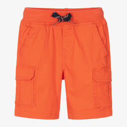 Catimini-Оранжевые хлопковые шорты для мальчиков | Childrensalon Outlet
