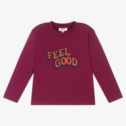 Catimini-Фиолетовый хлопковый топ | Childrensalon Outlet