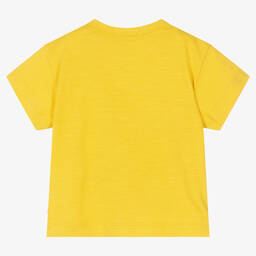 Catimini-Желтая футболка из хлопкового джерси | Childrensalon Outlet