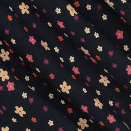 Catimini-Синее хлопковое платье в цветочек | Childrensalon Outlet