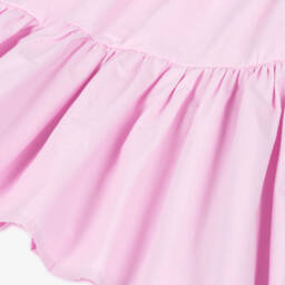 Catimini-Girls Blush Cotton Puff Dress | Childrensalon Outlet