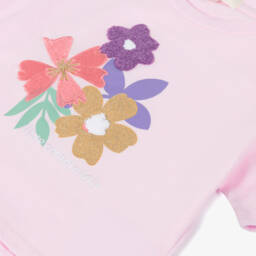 Catimini-Футболка из хлопка для девочек в розовом цвете | Childrensalon Outlet