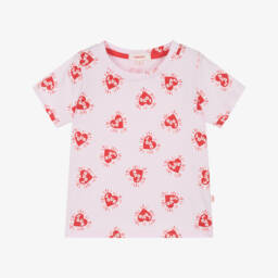 Catimini-تيشيرت بناتي قطن نقي بتصميم قلب حلوى | Childrensalon Outlet