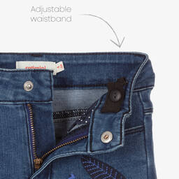 Catimini-Girls Dark Blue Denim Jeans | Childrensalon Outlet