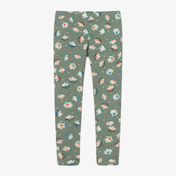 Catimini-Зеленые хлопковые легинсы для девочек | Childrensalon Outlet