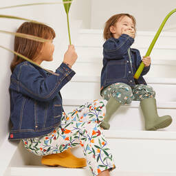 Catimini-Зеленые хлопковые легинсы для девочек | Childrensalon Outlet