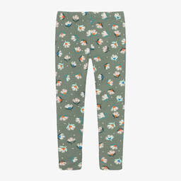 Catimini-Зеленые хлопковые легинсы для девочек | Childrensalon Outlet