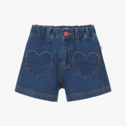 Catimini-Джинсовые шорты с сердечками для девочек | Childrensalon Outlet