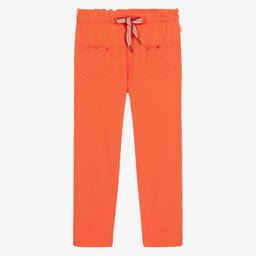 كاتامني-جوغرز قطن جيرسي لون برتقالي فاقع للبنات | Childrensalon Outlet