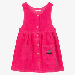Catimini-Girls Pink Corduroy Dress | Childrensalon Outlet