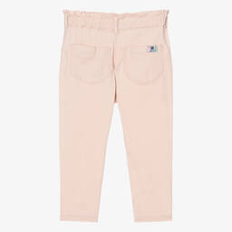 Catimini-Girls Pink Cotton Trousers | Childrensalon Outlet