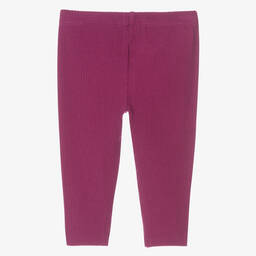 Catimini-ليغنغز قطن محبوك لون بنفسجي للبنات | Childrensalon Outlet