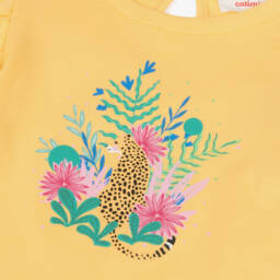 Catimini-Яркое хлопковое платье с рисунком гепарда для девочек | Childrensalon Outlet