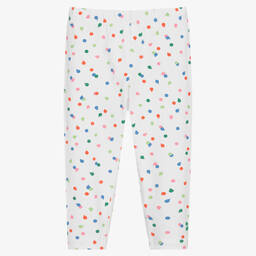 كاتامني-ليغنغز أطفال بناتي قطن جيرسي لون أبيض | Childrensalon Outlet