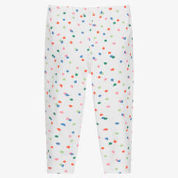 كاتامني-ليغنغز أطفال بناتي قطن جيرسي لون أبيض | Childrensalon Outlet