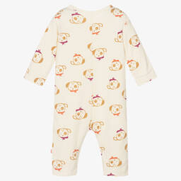 Catimini-Ivory Cotton Babygrow | Childrensalon Outlet