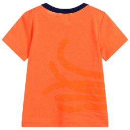 Catimini-Orange Cotton Mask T-Shirt | Childrensalon Outlet