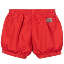 Catimini-Red Cotton Shorts | Childrensalon Outlet