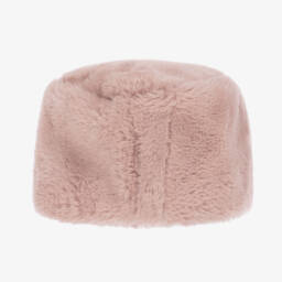 Catya-Girls Blush Faux Fur Cap | Childrensalon Outlet
