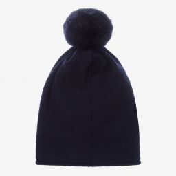 Catya-Синяя шапка из мериносовой шерсти | Childrensalon Outlet