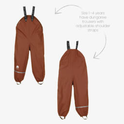 سي لا في -طقم واقي من المطر لون بني (قطعتين) | Childrensalon Outlet