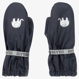 سي لا في -قفّازات مقاومة للماء مبطنة فليس لون كحلي | Childrensalon Outlet