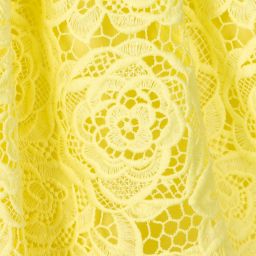 Charabia-فستان دانتيل لون أصفر | Childrensalon Outlet