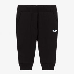 Chiara Ferragni Kids-Черные джоггеры из джерси | Childrensalon Outlet