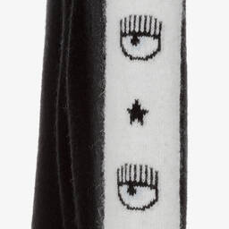 كيّارا فيراغني كيدز-جوغرز صوف محبوك لون أسود للبنات | Childrensalon Outlet