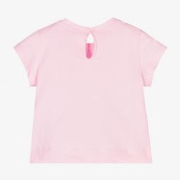 Chiara Ferragni Kids-Girls Pink Eyestar T-Shirt | Childrensalon Outlet