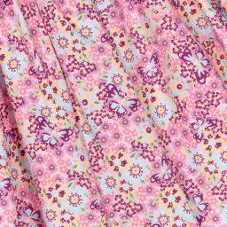 Chiara Ferragni Kids-Girls Pink Floral Cotton Dress | Childrensalon Outlet