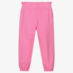 كيّارا فيراغني كيدز-جوغرز قطن جيرسي لون زهري للبنات | Childrensalon Outlet