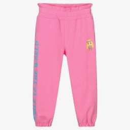 كيّارا فيراغني كيدز-جوغرز قطن جيرسي لون زهري للبنات | Childrensalon Outlet