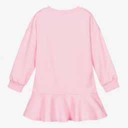 كيّارا فيراغني كيدز-فستان قطن جيرسي لون زهري | Childrensalon Outlet