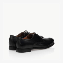 Children's Classics-Классические черные кожаные туфли на шнуровке для мальчиков | Childrensalon Outlet