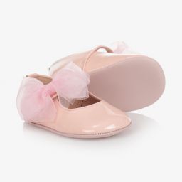 Children's Classics- Pink Patent Pre-Walker Shoes  | Childrensalon Outlet