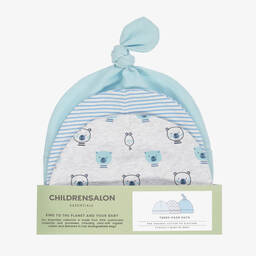 Childrensalon Essentials-Серо-голубые шапочки (3 шт.) | Childrensalon Outlet